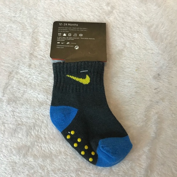 Nike Other - New Infant Baby NIKE Lightweight Ankle Socks 12-24 Months One Pair New